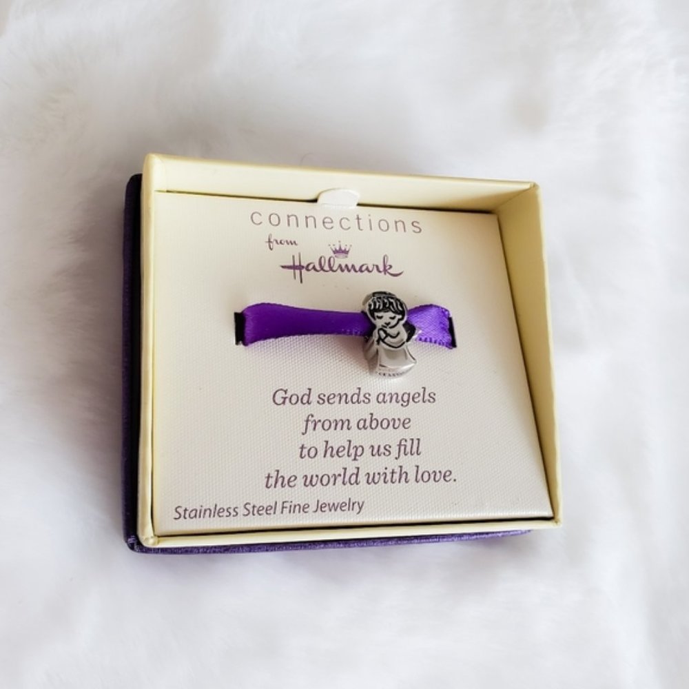 Hallmark NIB Stainless Steel Angel Bead